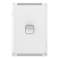 Pro Series, Gridplate and Skin, 1 Gang, Vertical/Horizontal Mount - Extra Vivid White