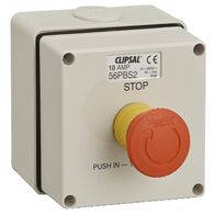 Clipsal - 56 Series, push-button Control Station, 3A, Latching - Grey