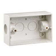 Clipsal - Mounting Accessories, Mounting Box, with 25 mm End Entries - White Electric
