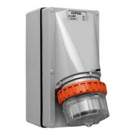Clipsal - 56 Series, Appliance Inlet, 4 Round PIN, 32A, 500V, IP66 - Grey