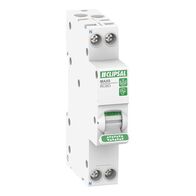 MAX9, Residual Current Breaker with Overcurrent Protection (RCBO), 1PN, 25A, 30mA, C Curve, 6000A, A Type, SLIM