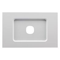 Saturn Zen, Grid and Cover, 1 Gang, Less Mechanism - Zen White