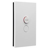 Saturn Zen, Cooker Switch, Single Pole 45A, 250V - Zen White