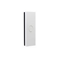 Saturn Zen, push-button Architrave Switch, LED, 1 Gang, 250V, 16AX/20A - Zen White