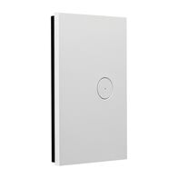 Saturn Zen, Grid and Cover, 1 Gang, Less Mechanism - Zen White
