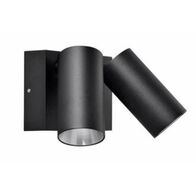 Double Adjustable No Sensor Black Square Base White