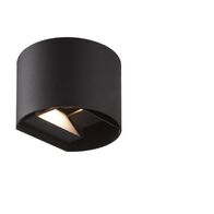 Round Up/Down Wall Light Black
