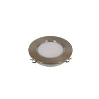 Cabinet Light 3w Satin Chrome Tri Color Cutout 57mm