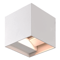 Square Up/Down Wall Light Black