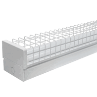 LED Wire Guard 2x10w 0.6m Fluro