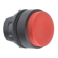 Harmony XB5, push-button head, plastic, projecting, red, 22mm, spring return, unmarked