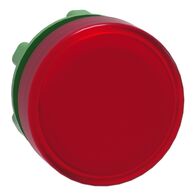 Harmony XB5, Head for Pilot light, plastic, red, 22mm, universal LED, plain lens
