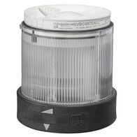 Harmony XVB, Indicator bank, illuminated unit, plastic, clear, 70mm, steady, integral LED, 24V AC/DC