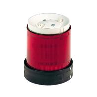 Harmony XVB, Indicator bank, illuminated unit, plastic, red, 70mm, flashing, integral LED, 24V AC/DC