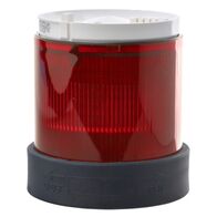 Harmony XVB, Indicator bank, illuminated unit, plastic, red, 70mm, steady, bulb or LED not included, 250V