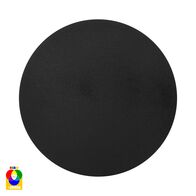 Halo Black RGBW LED Wall Light