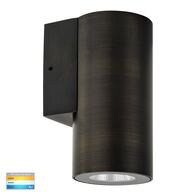 Aries Antique Brass LED Fixed Down Wall Light