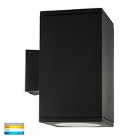 Porter Square Black Large Up & Down LED Wall Light
