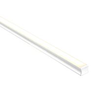 Deep White Square Aluminium Profile