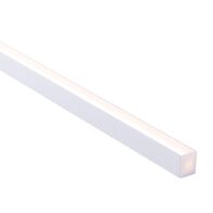 Suspended or Surface Mounted White Aluminium Profile