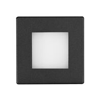 Aspen 3W LED Tricolour IP54 Reccessed Step Light Matt Black