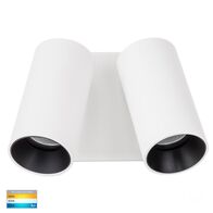Revo White Double Adjustable Wall Light
