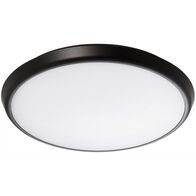 Conrad 400mm LED Oyster Light 35w Tricolour Matt Black