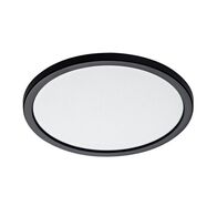 Fino 280mm LED Oyster Light 18w Tricolour Matt Black