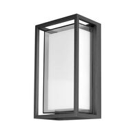 Crew 12W LED Tricolour Wall Exterior Matt Black