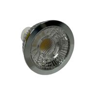 Boss 6w LED Globe GU10 3000k 60 Degree COB Facetted Reflector