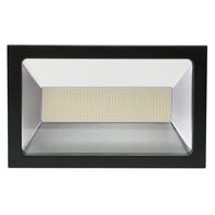 Opal LED Outdoor Flood Light with Flex & Plug 150w Tricolour Matt Black