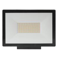 Opal LED Outdoor Flood Light with Flex & Plug 50w Tricolour Matt Black