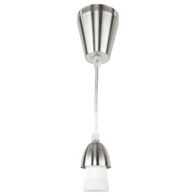 Brilliant Cord Set Brushed Steel DIY Pendant Light Suspension Kit