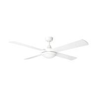 Brilliant White Tempest 52'' AC 4-Blade Ceiling Fan with LED Light