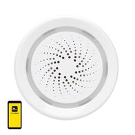 Brilliant White Smart Wi-Fi Siren Alarm