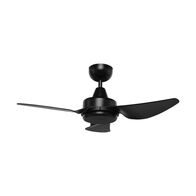 Brilliant Matt Black Como 36'' AC 3-Blade Ceiling Fan
