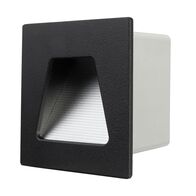 Brilliant Evelyn Black LED Indoor Step Light