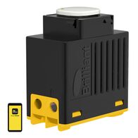 Brilliant Smart Black 2 Wire Push Button Dimmer Mech