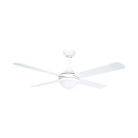 Brilliant White Tempo Plus 52'' AC 4-Blade Ceiling Fan with Light