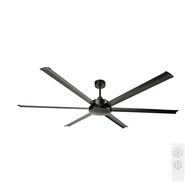 Brilliant Black Colossus 120" DC Ceiling Fan 6-Blade