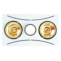 HPM 3-in-1 2-Lamp Instant Heat Ducted Bathroom Heater