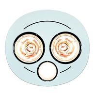 HPM 3-in-1 2-Lamp Instant Heat Bathroom Heater with Light