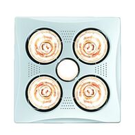 HPM 3-in-1 4-Lamp Instand Heat Bathroom Heater with Light