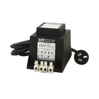 HPM 12V a.c. 220VA Self Reset Thermostat Transformer Black