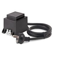 HPM 12V a.c. 60VA Self Reset Thermostat Transformer Garden Lighting Black
