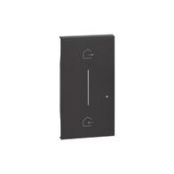 Living Now with Netatmo 2 Module Wireless Master Switch Cover Black