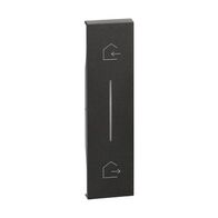 Living Now with Netatmo Clip-In Wireless Master Switch Cover Black