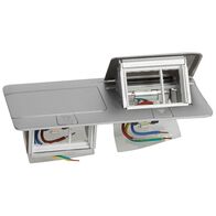 Legrand 6 Module Pop-up Box Aluminium