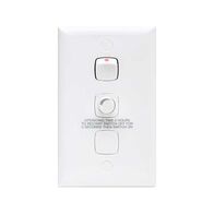 HPM Standard 650VA 3 Speed Vertical Auto Off & Reduced Speed Fan Controller White