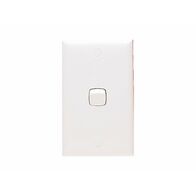 HPM Standard 10A 1 Gang Vertical Single Pole Double Throw Switch White